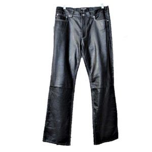 Polo Jeans Ralph Lauren genuine black leather jean